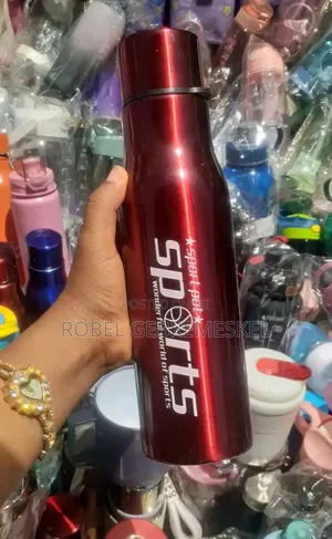 Stainless Steel Water Bottle With Straw የማይዝግ, የማያቀዘቅዝ