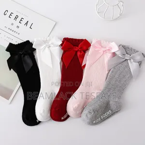 Baby Girl Knee High Bow Decor