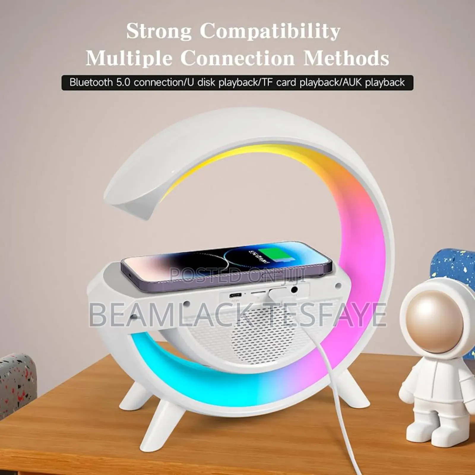 Wireless Charging Speaker With Bluetooth Speaker