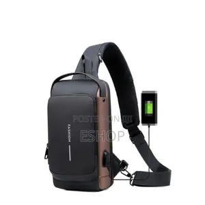 Photo - **Convenient Usb Charging Bag – Hands-Free Portable**
