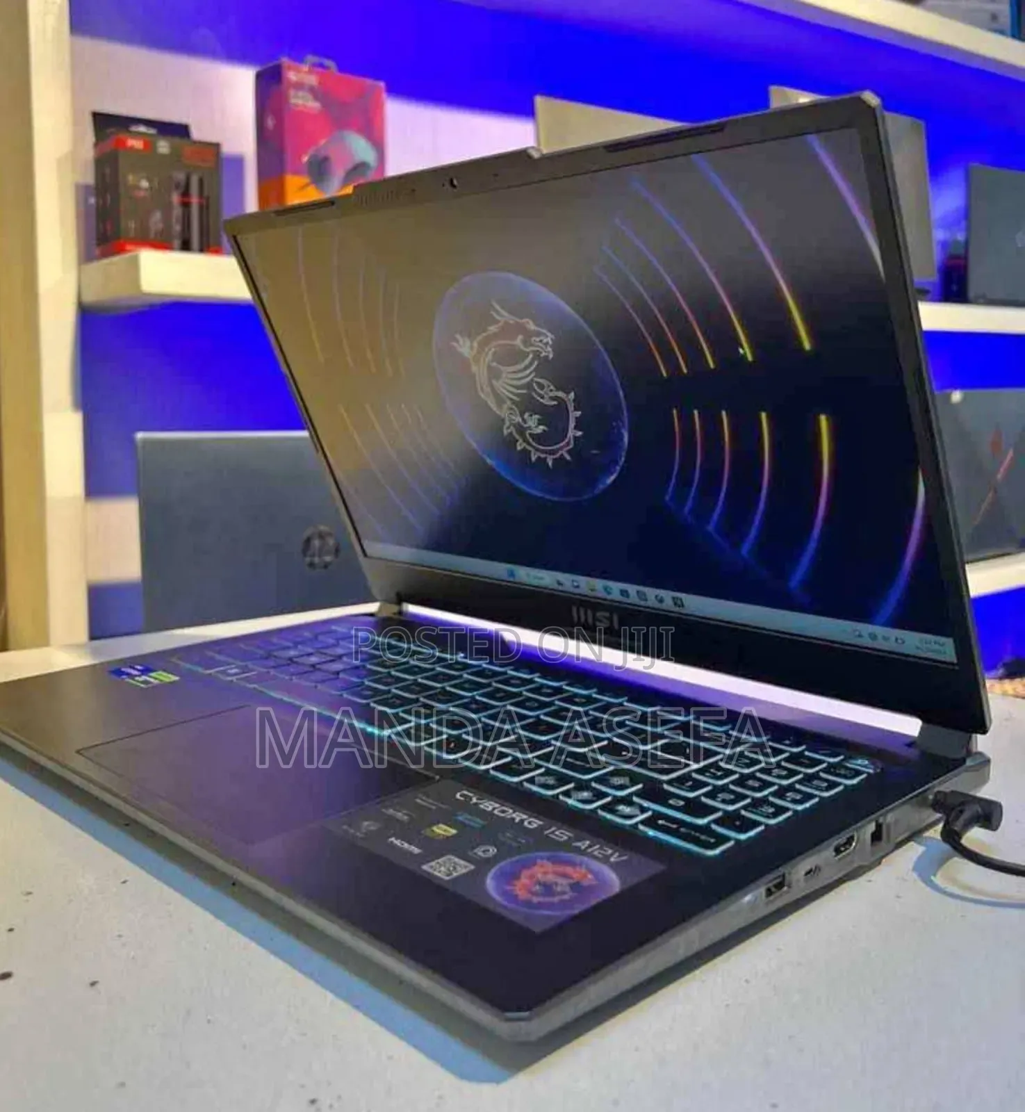 New Laptop MSI Cyborg 15 16GB Intel Core I7 SSD 512GB