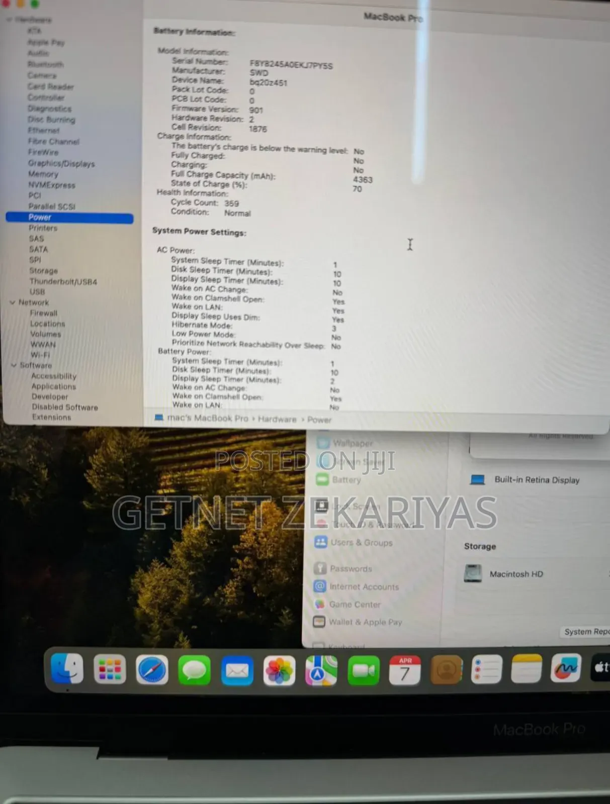 New Laptop Apple MacBook Pro 2018 8GB Intel Core I5 SSD 256GB