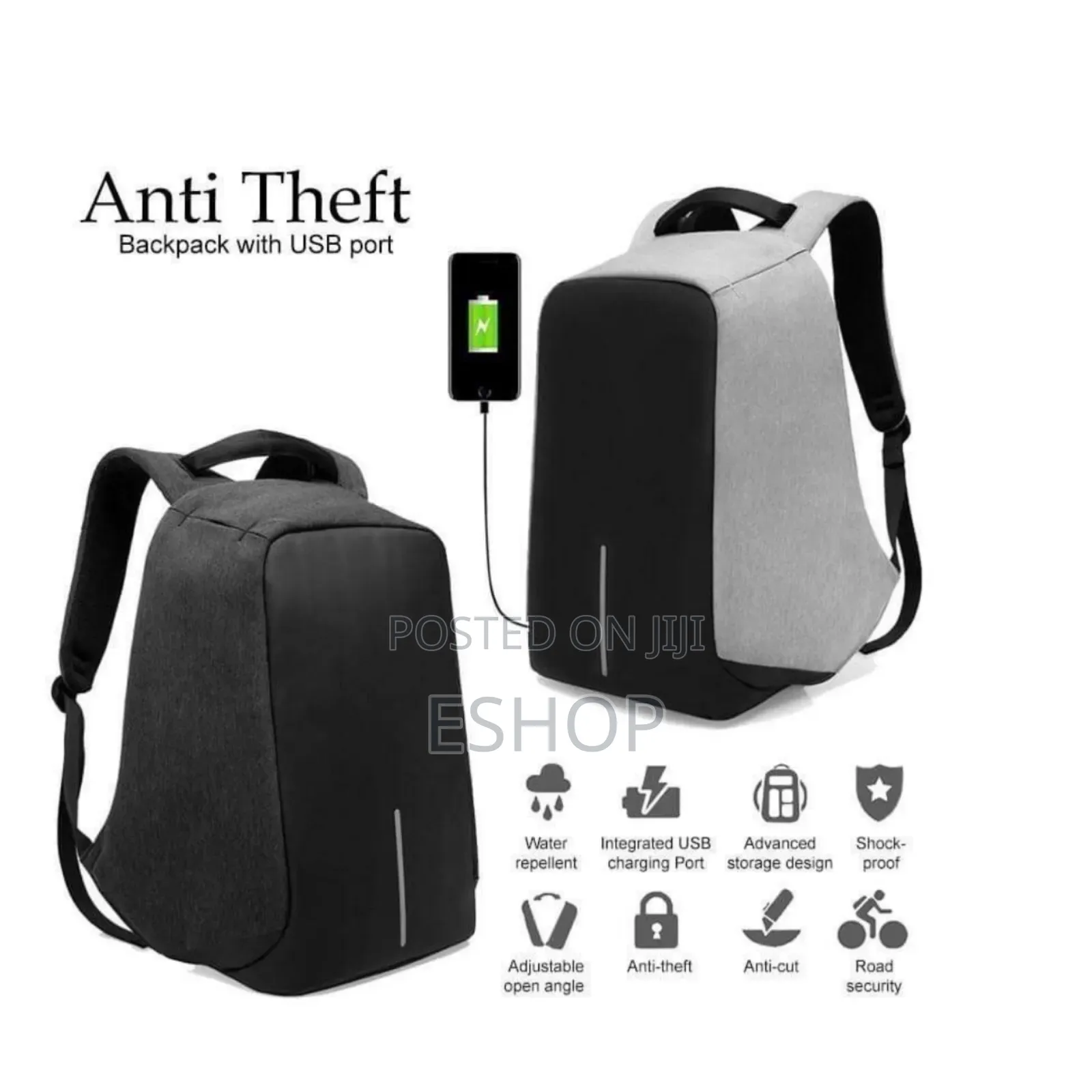 Anti-Theft Backpack – Perfect for Commuters Digital Nomads