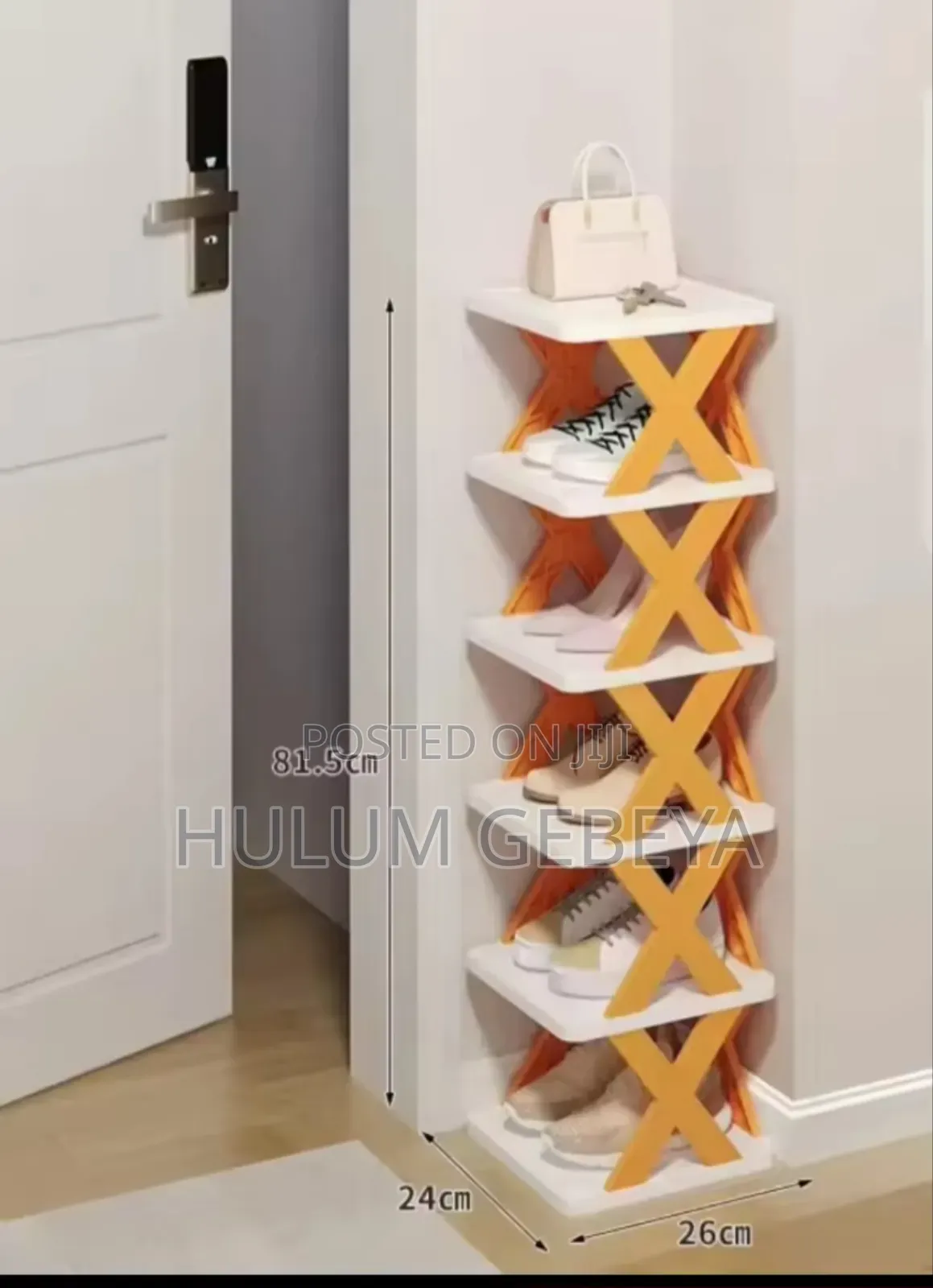 6 ጥንድ ጫማዎች ይይዛል