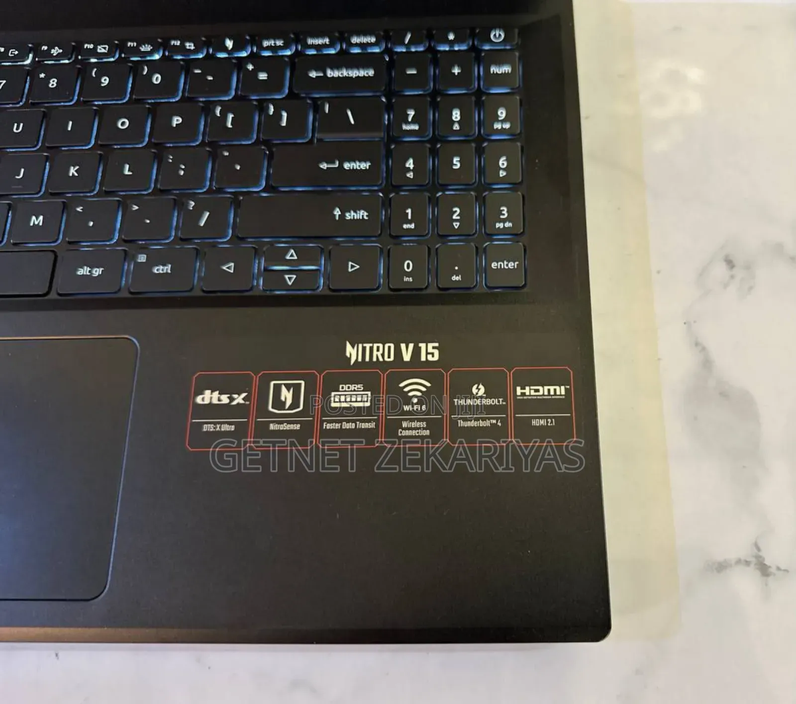 New Laptop Acer Nitro 17 16GB AMD Ryzen 7 SSD 1T