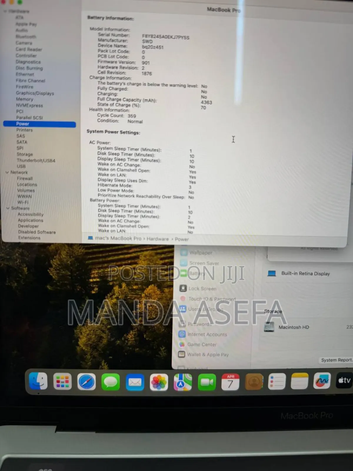 New Laptop Apple MacBook Pro 2018 8GB Intel Core I5 SSD 256GB