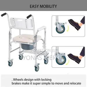 Photo - Toilet Chair/Pull Bucket: When You Open the Seat Cushion