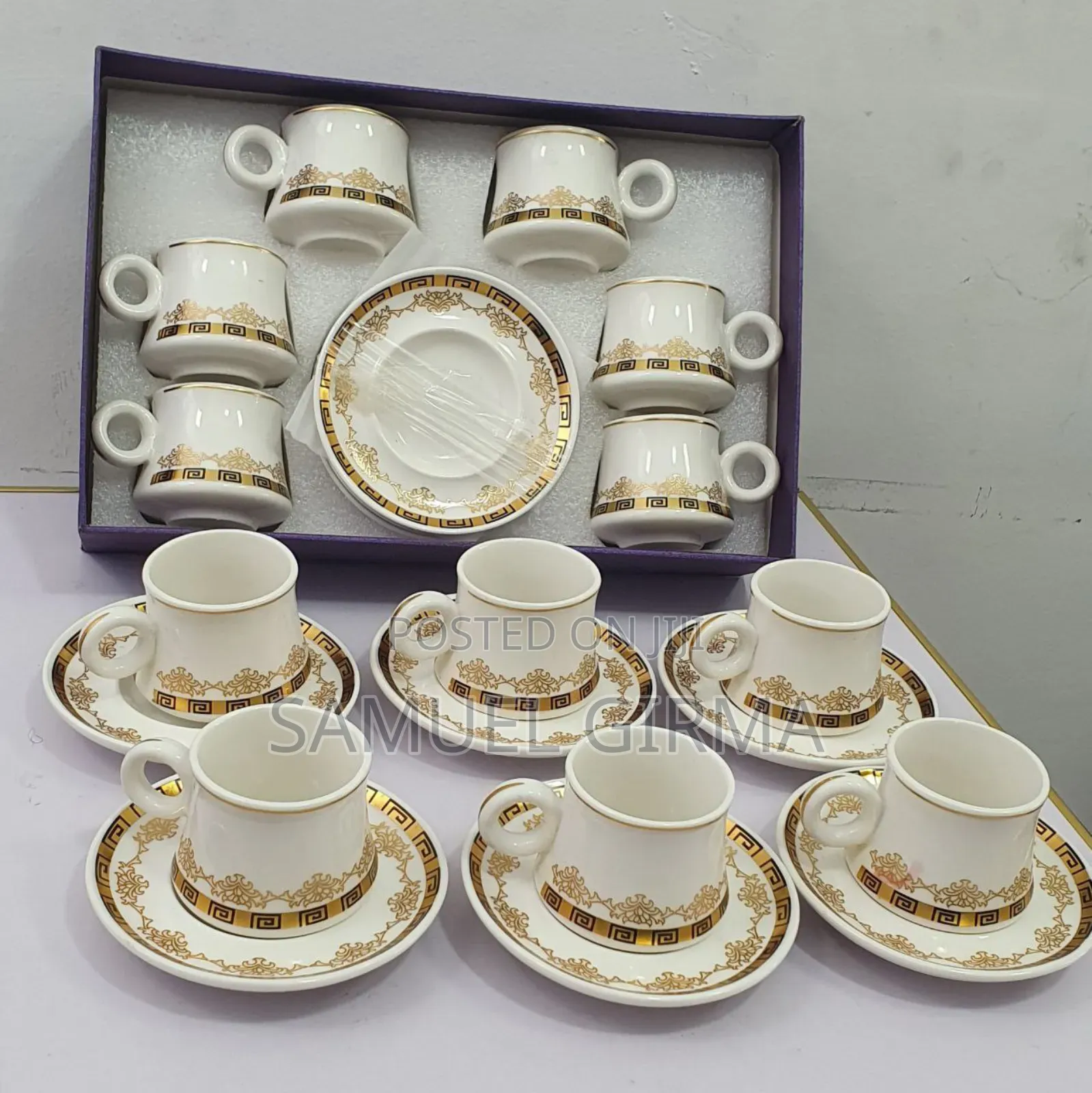  በውብ ዲዛይ የቀረቡ 6 ፍሬ የቡና ስኒ