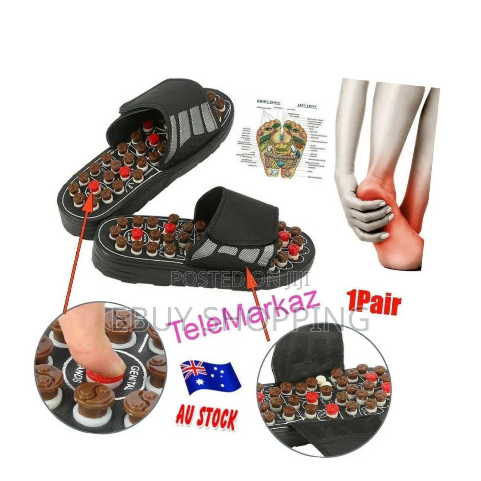 ** Detoxify Your Body While Walking – Massage Slippers!**