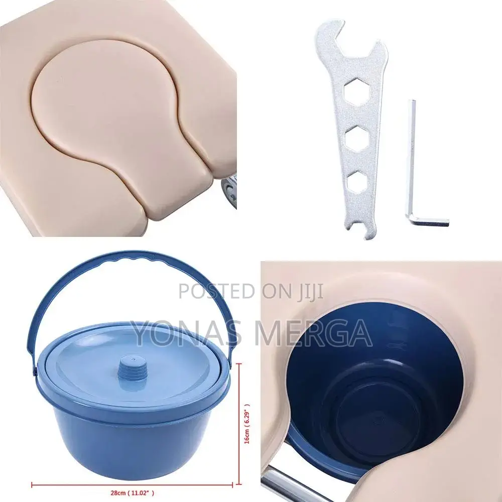 Toilet Chair፶煒shower∝₣Easy Storage,Elderly,Surgery Recovery