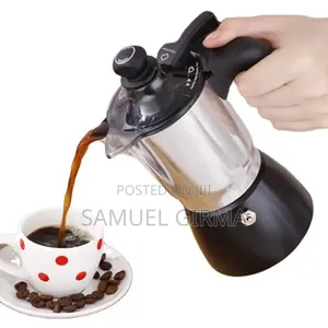 Espresso  Maker 3 Culs 
3 ስኒ የመያዝ አውም ያለው የቡና ማፍያ ማሽን