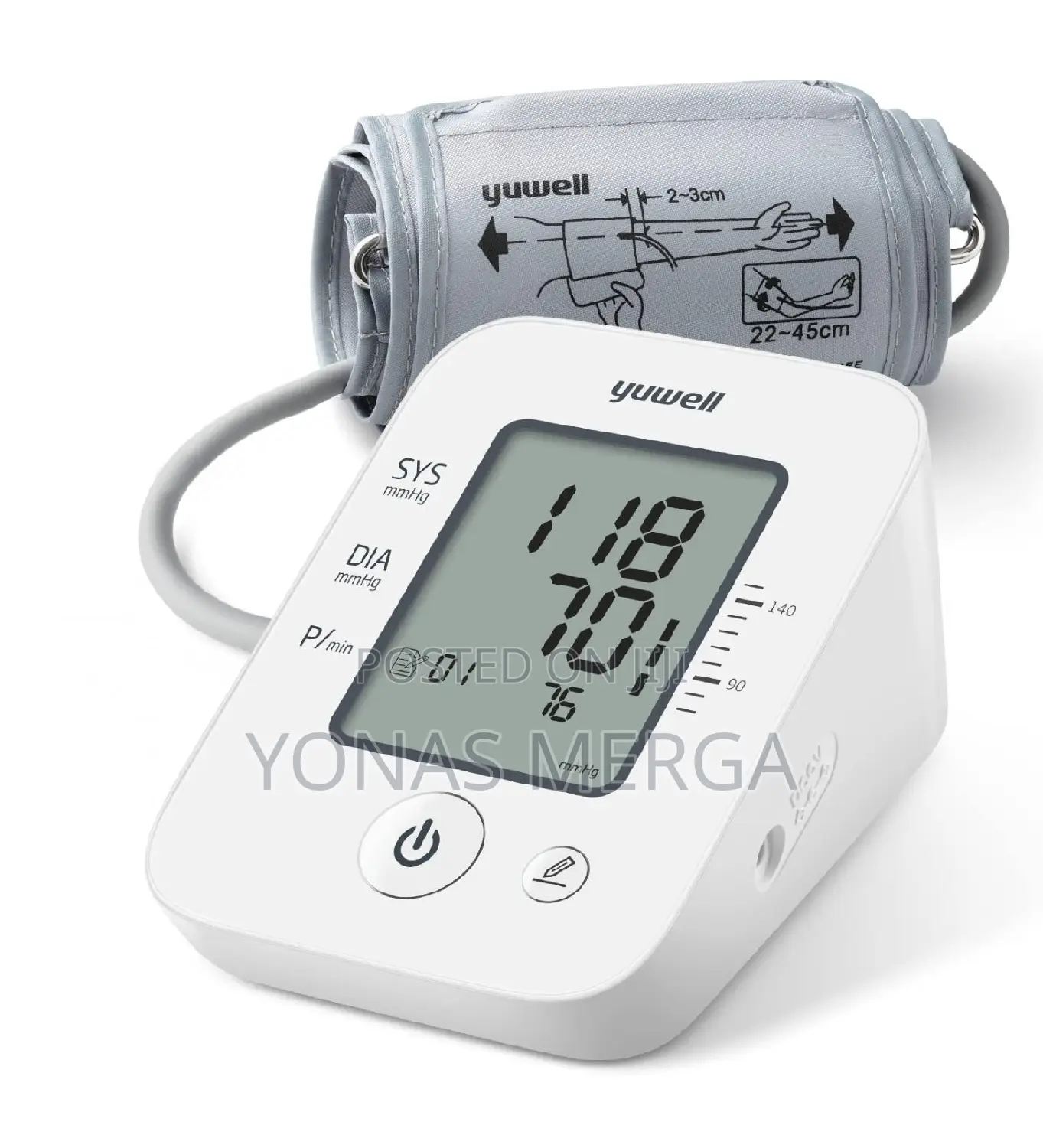 Blood Pressure Monitor፮瘐featur Large Display Memory Function