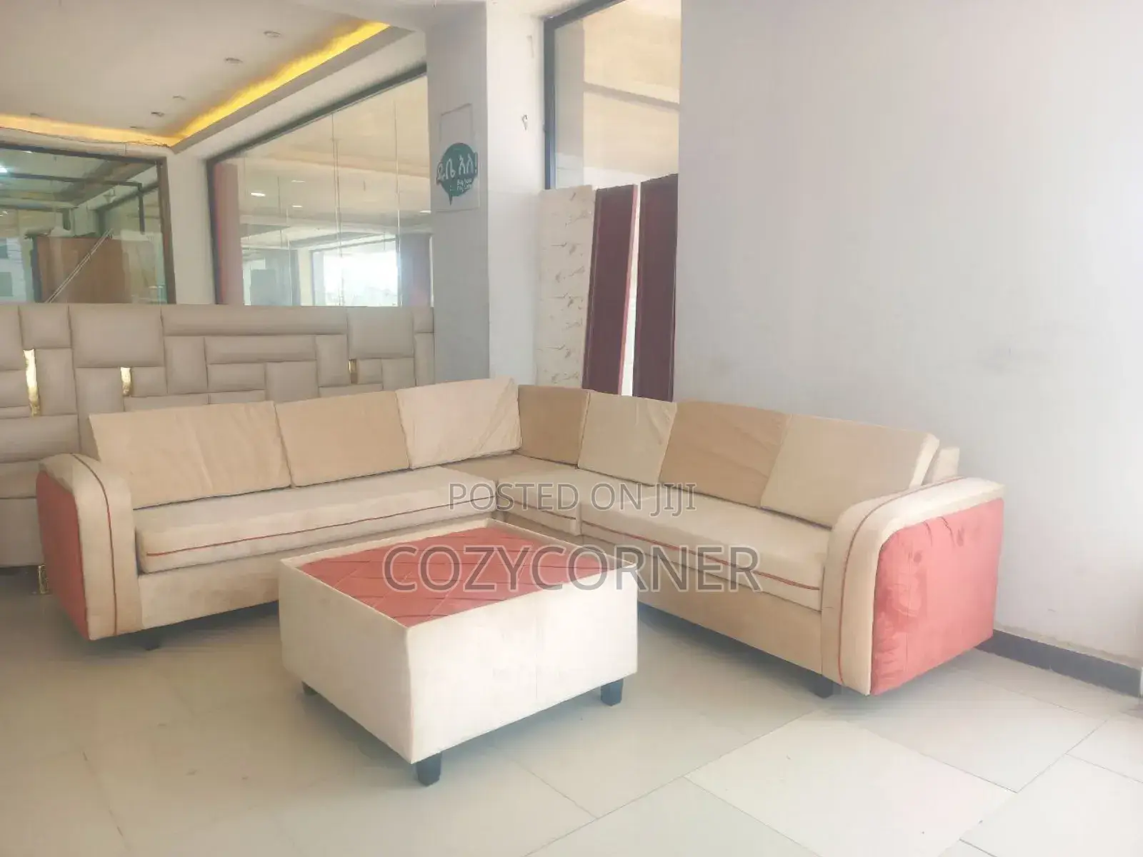 Top Rated L Shape Sofa With Table. ሶፋ