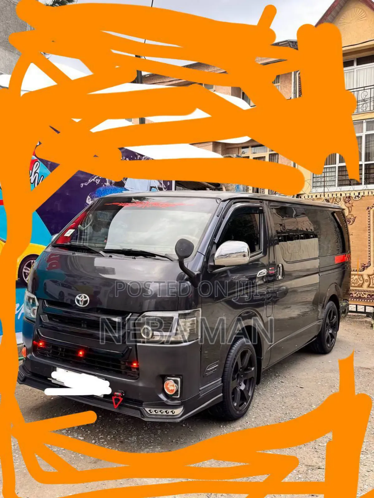 Toyota HiAce 2007 Black
