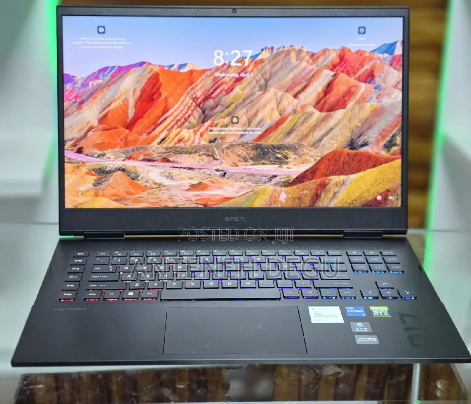 New Laptop HP Omen 17 16GB Intel Core I7 SSD 512GB