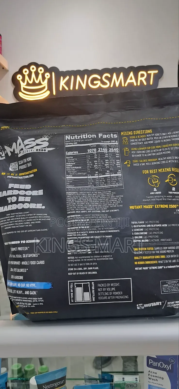 Mutant Mass Gainer Exatreme 2500 Muscle Mass Gainer