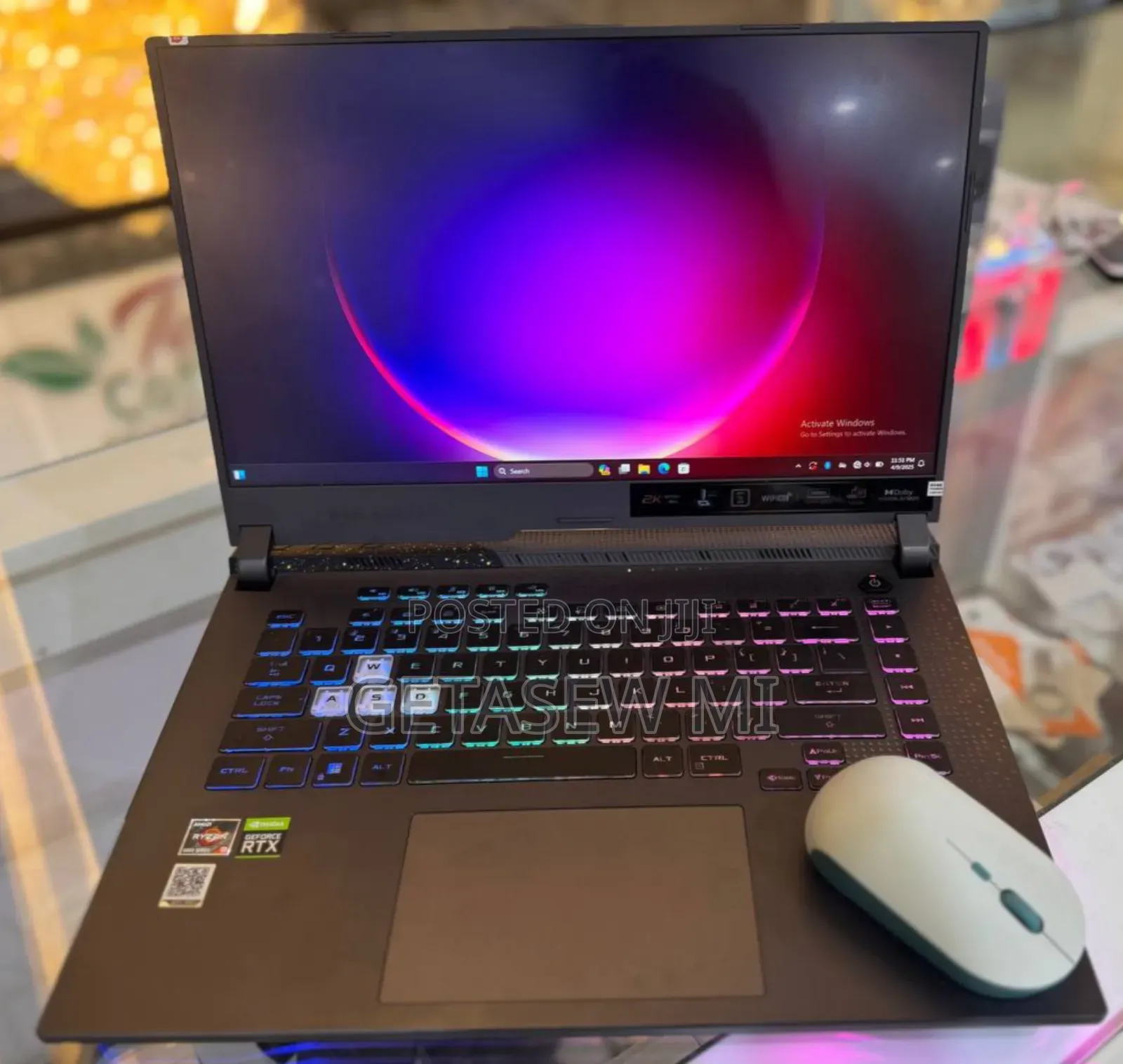 New Laptop Asus ROG Strix G15 16GB AMD Ryzen 9 SSD 512GB