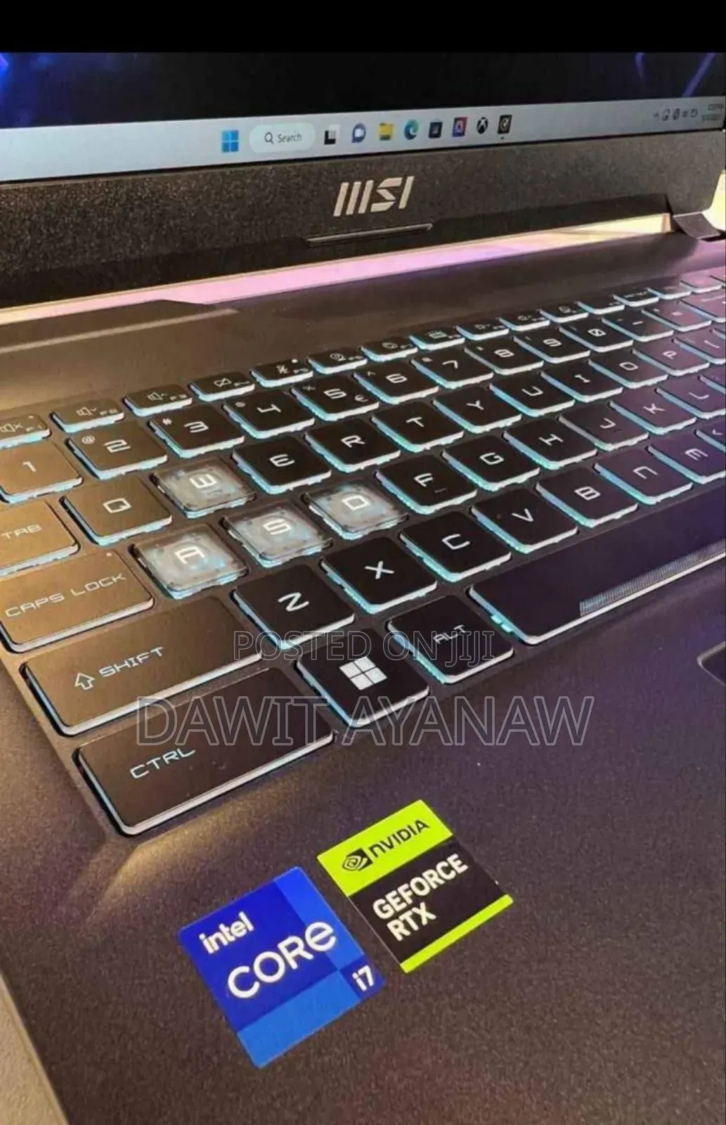 New Laptop MSI Cyborg 15 16GB Intel Core I7 SSD 512GB