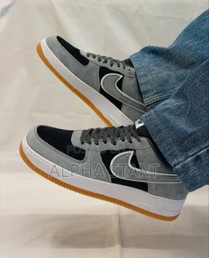 Nike #Air_force 1 07 Low Grey White Black 
 Master Quality