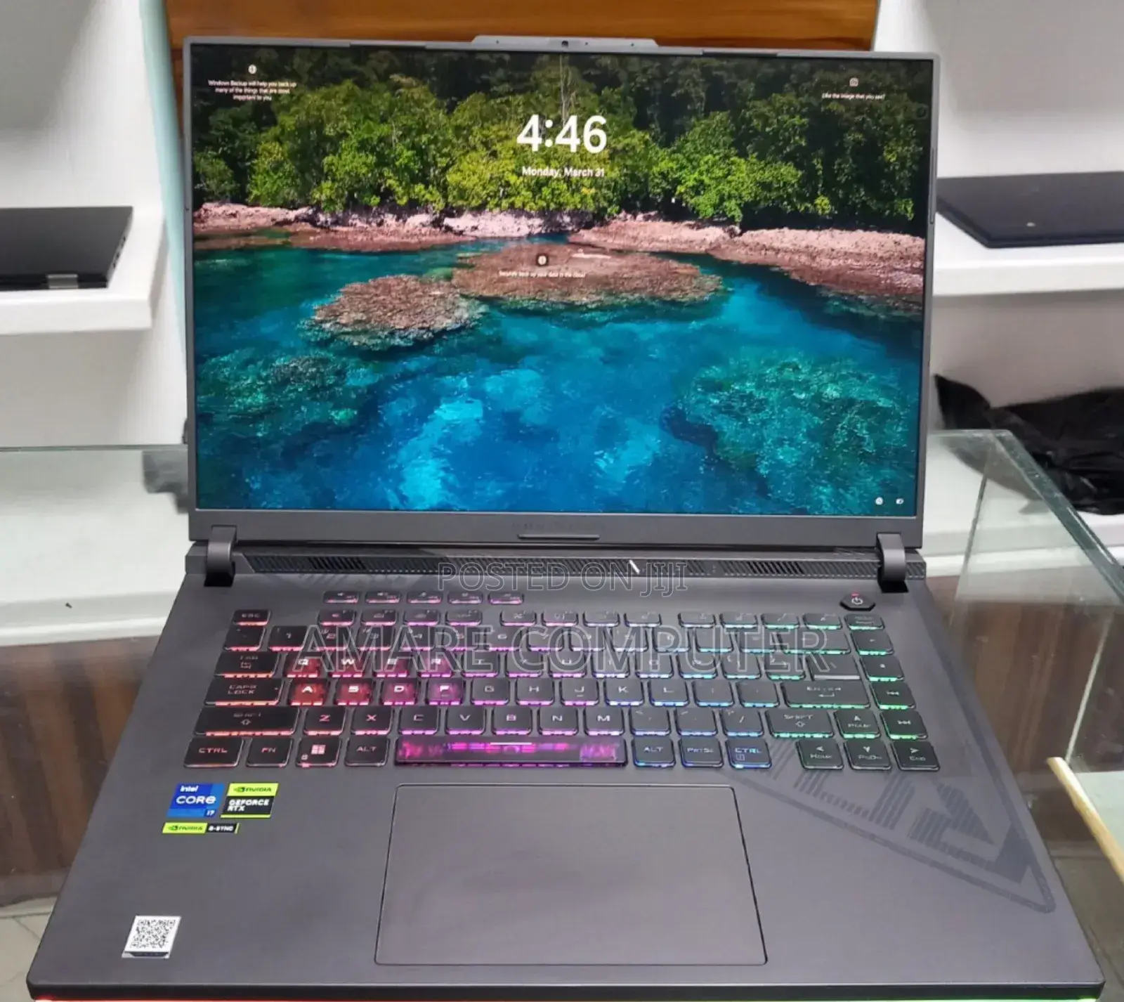New Laptop Asus ROG Strix G16 G614 16GB Intel Core I7 SSD 1T