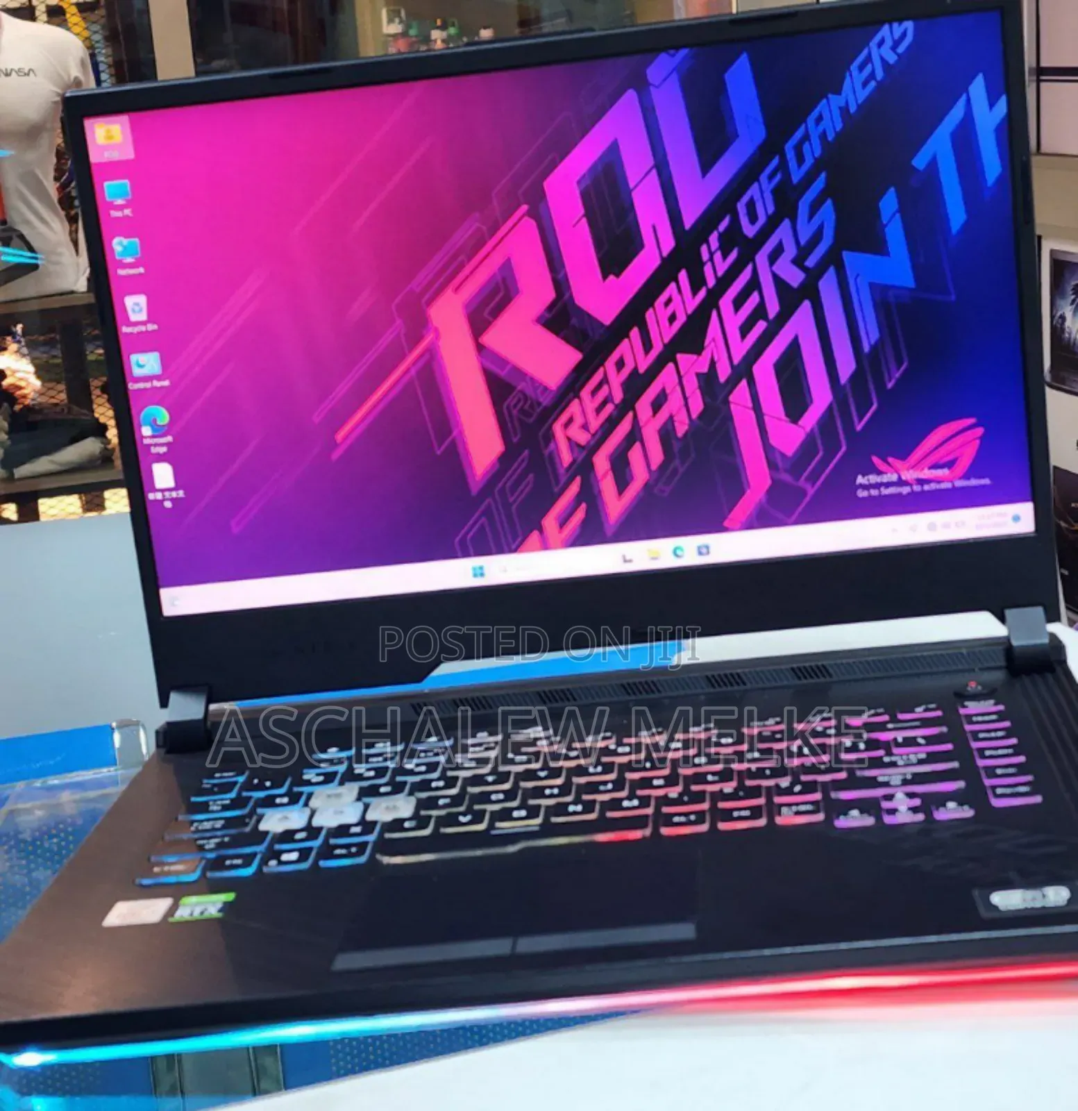 New Laptop Asus ROG Strix G17 32GB Intel Core I7 SSD 1T