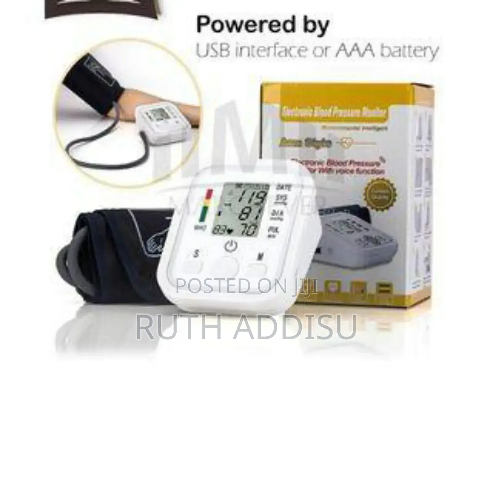 Digital Blood Pressuer Monitor44bp Monitor Rechargable78 Bp