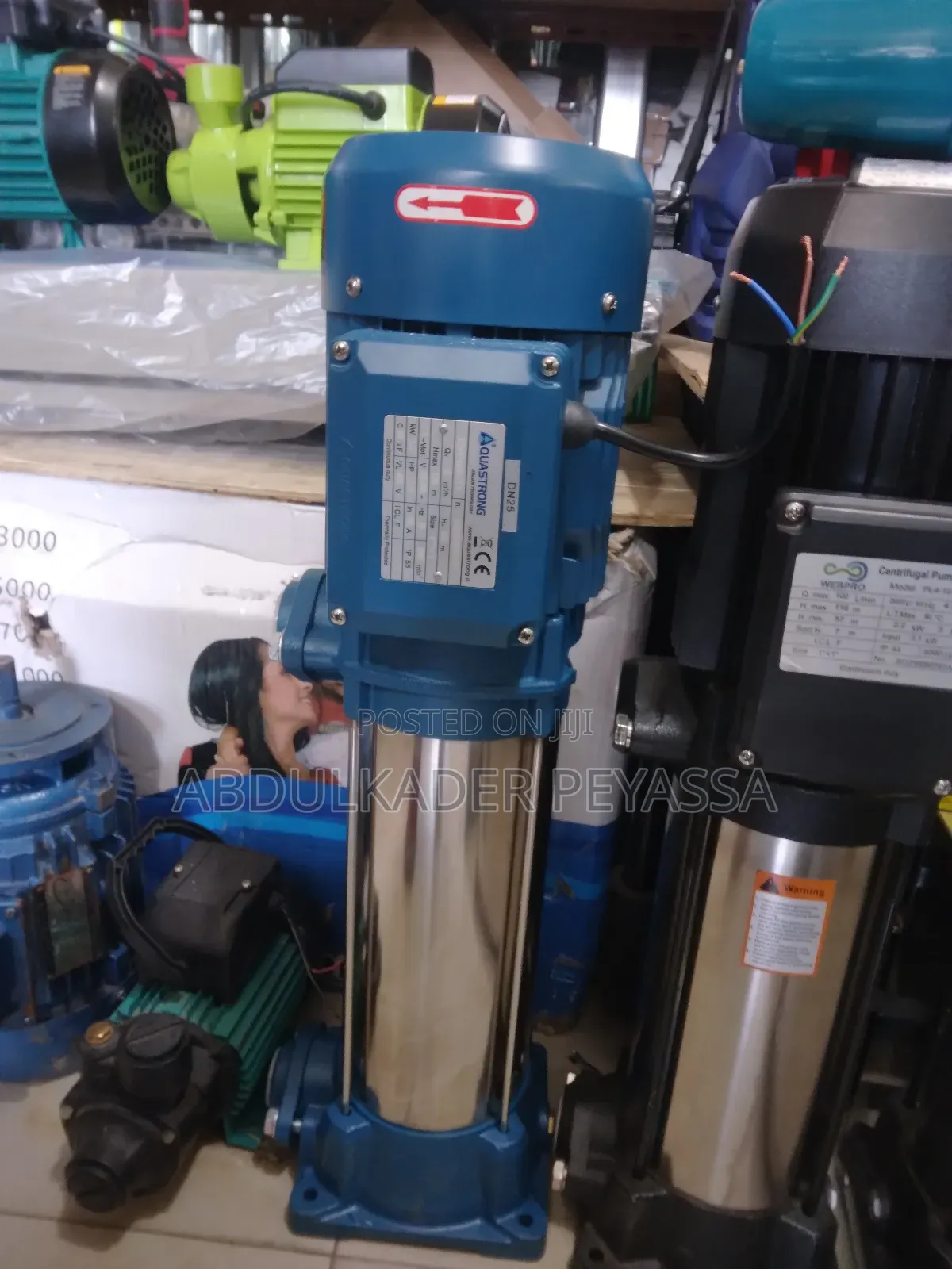 Aquastrong Multistage Vertical Pump 2.5hp Italy