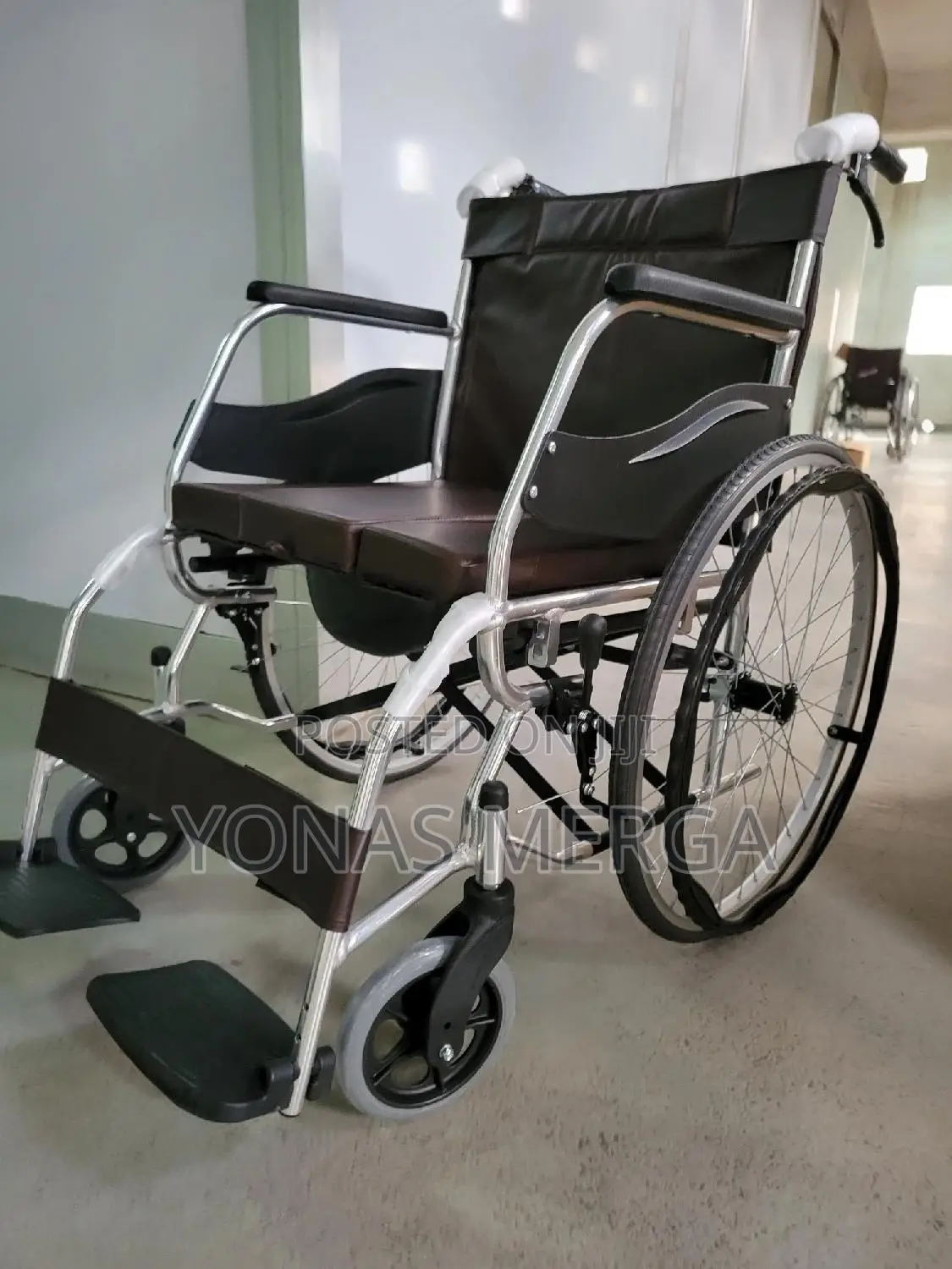 Wheelchair፯厠2 in 1 Commode Foldable Wheelchair፭晟wheelchair