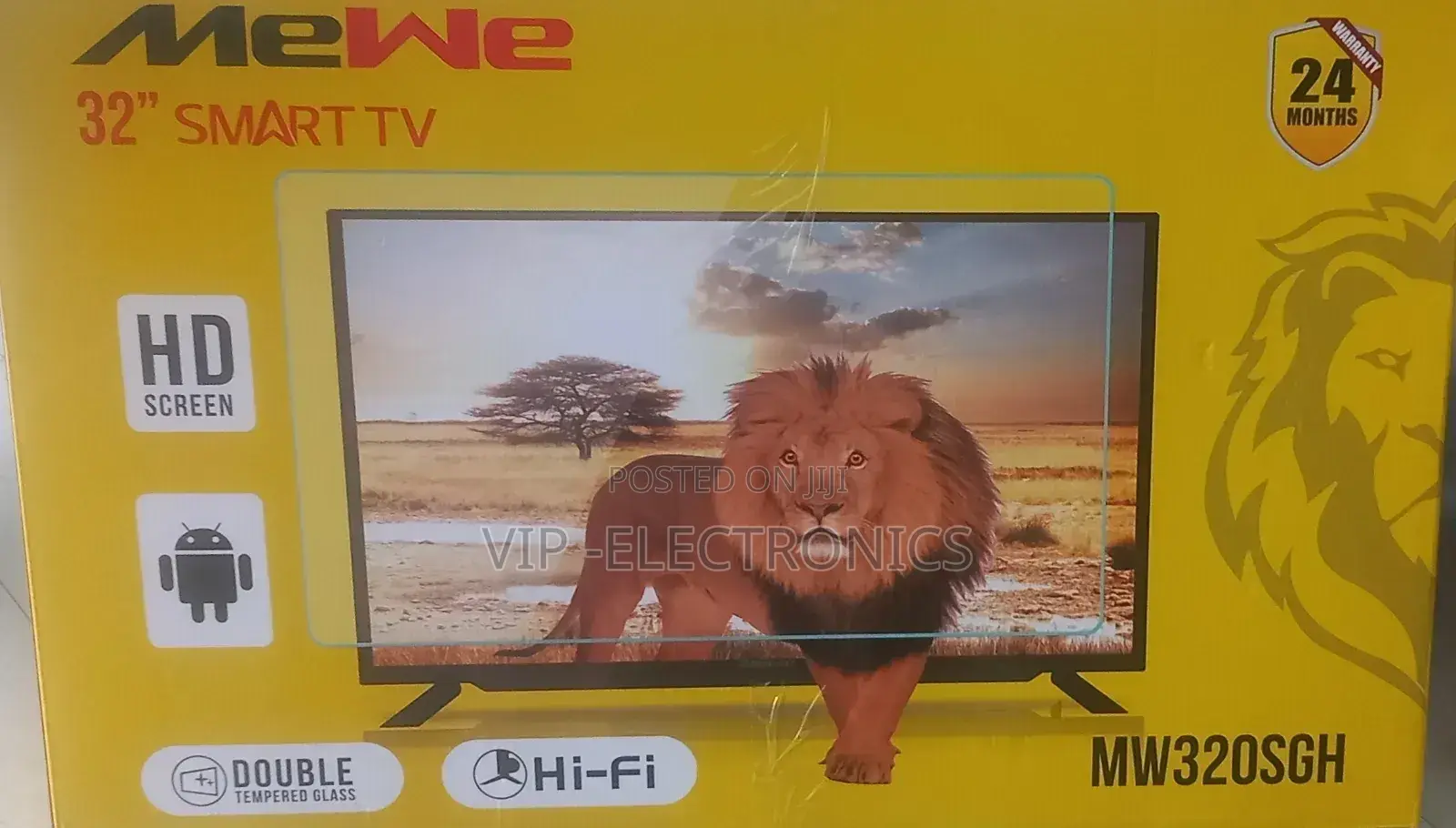 Mewe Tv 32"Inch Smart Android Nwe 2025 Tv