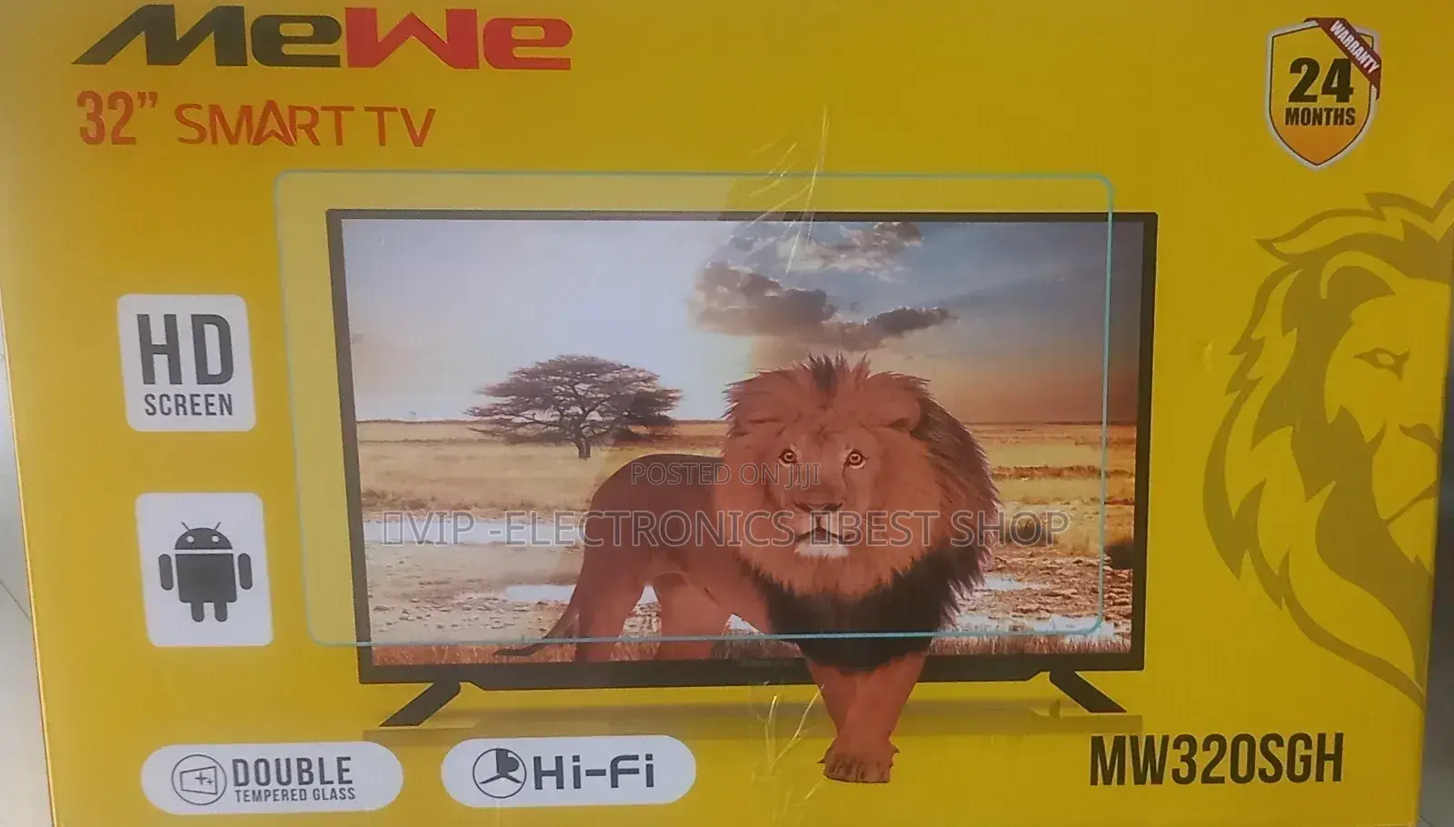 Mewe Tv 32"Inch Smart Android Nwe 2025 Tv