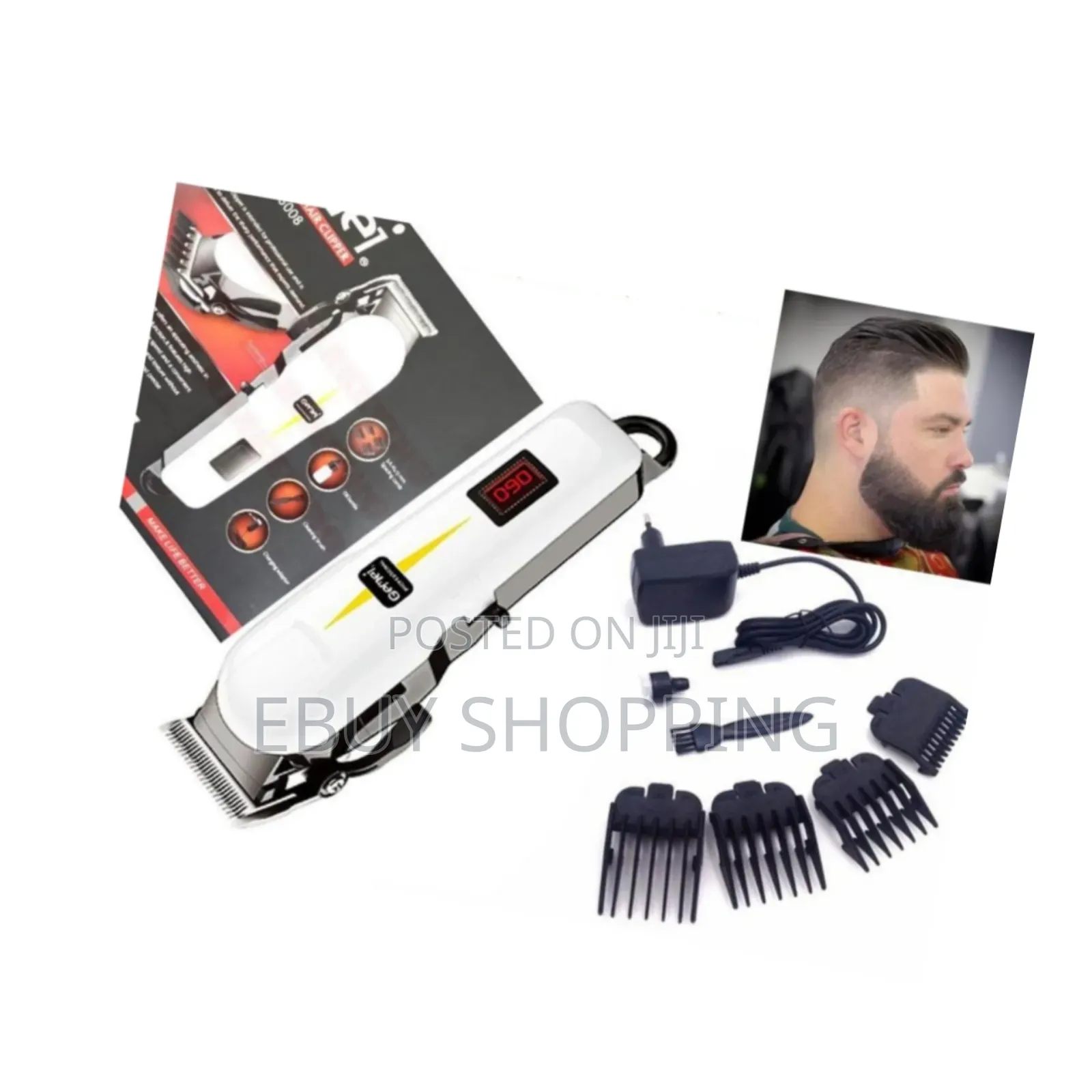 **Geemy Pro Trimmer – Sharp Durable Blades**