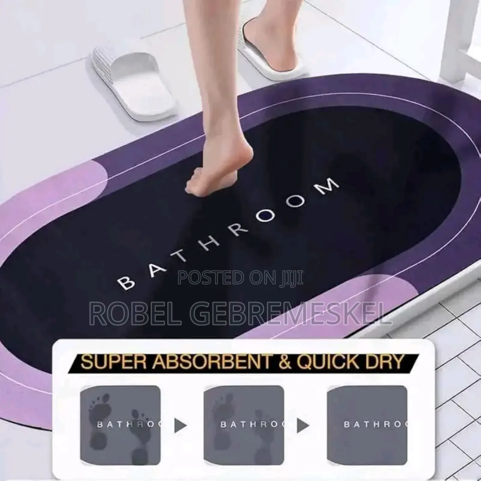 Super Absorbant Bathroom Rugs