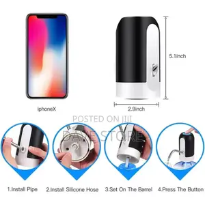 Automatic Water Dispenser
☛ በ Usb ቻርጅ የሚሰራ