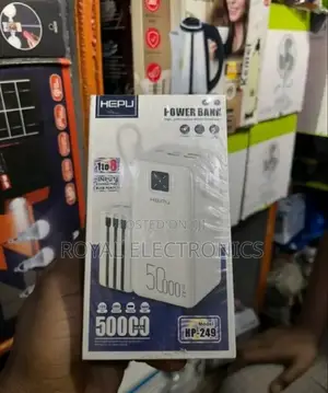 22.5 Watt Fast Charging 50,000 አምፒር ፖወር ባንክ