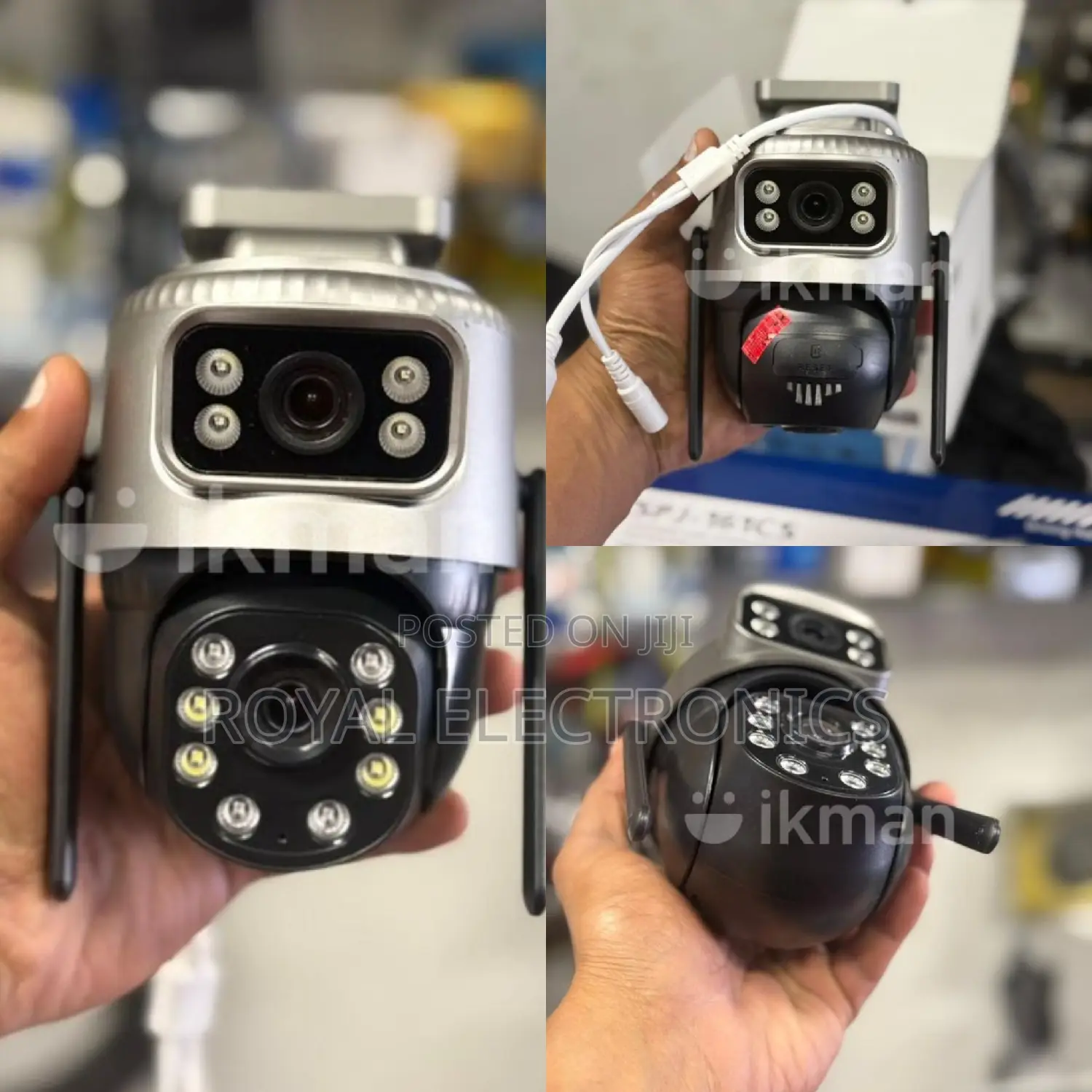 Dual Lens Waterproof Outdoor CCTV Security Camera