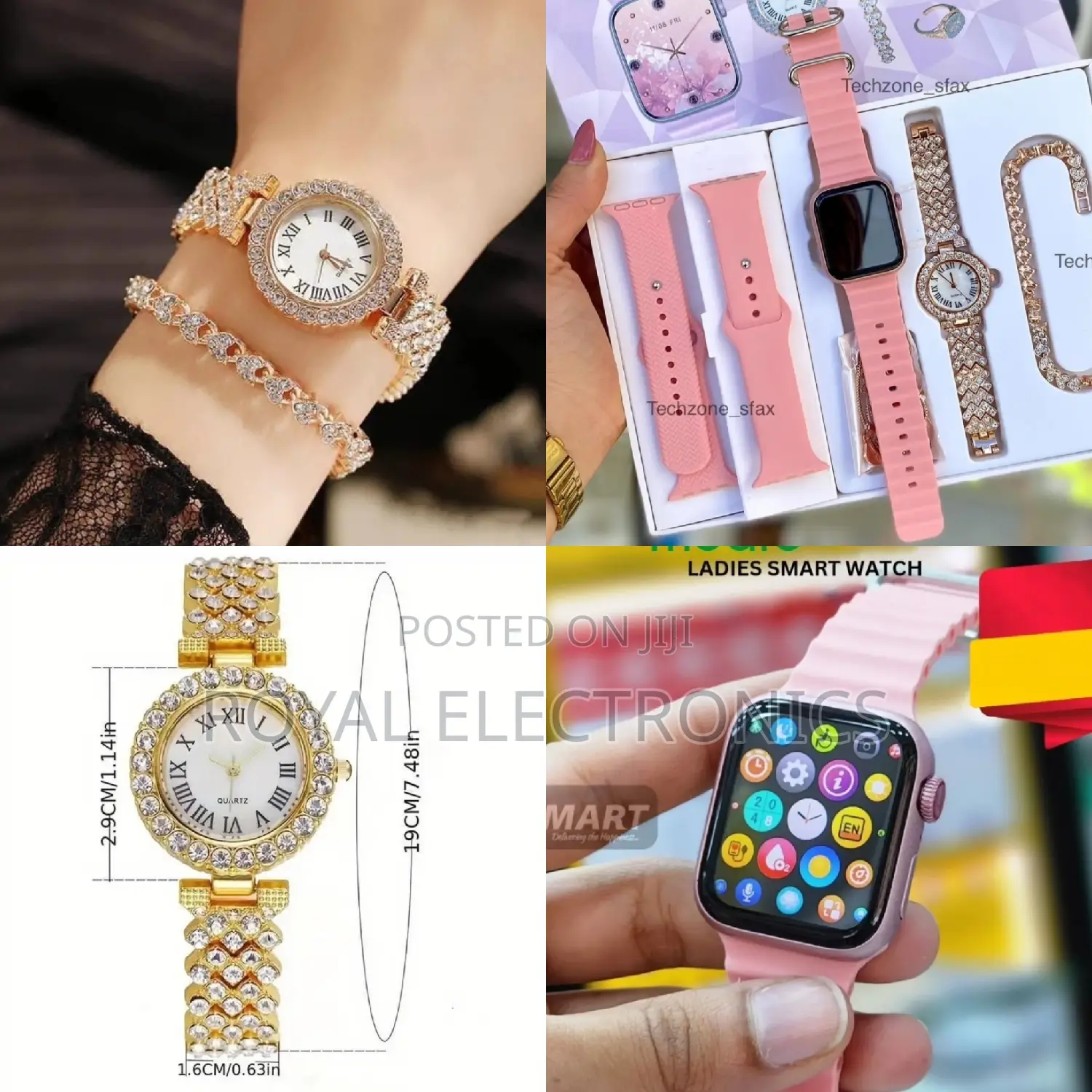 የሴት Gift Set Smart Watch With Extra Watch