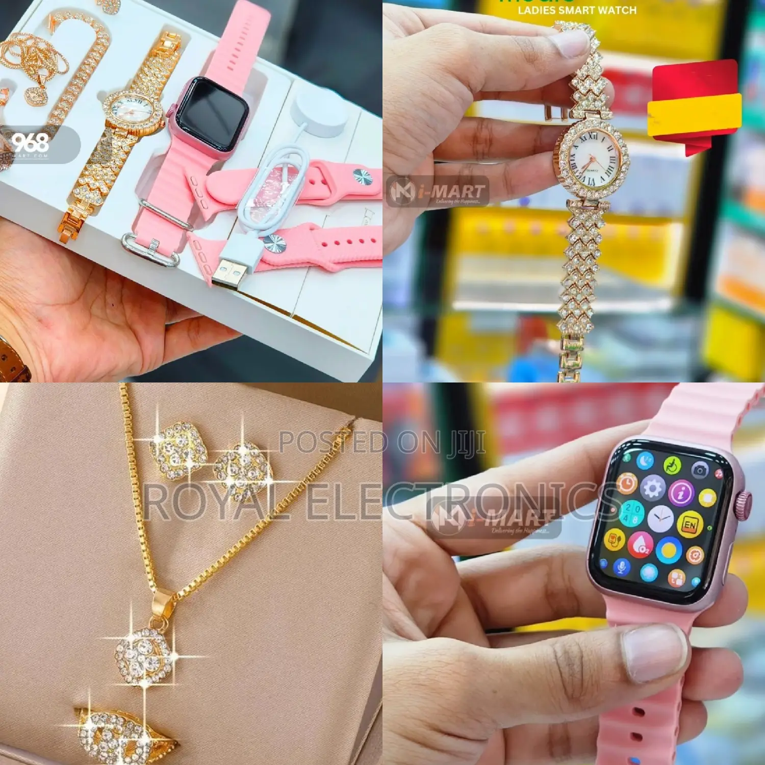 የሴት Gift Set Smart Watch With Extra Watch