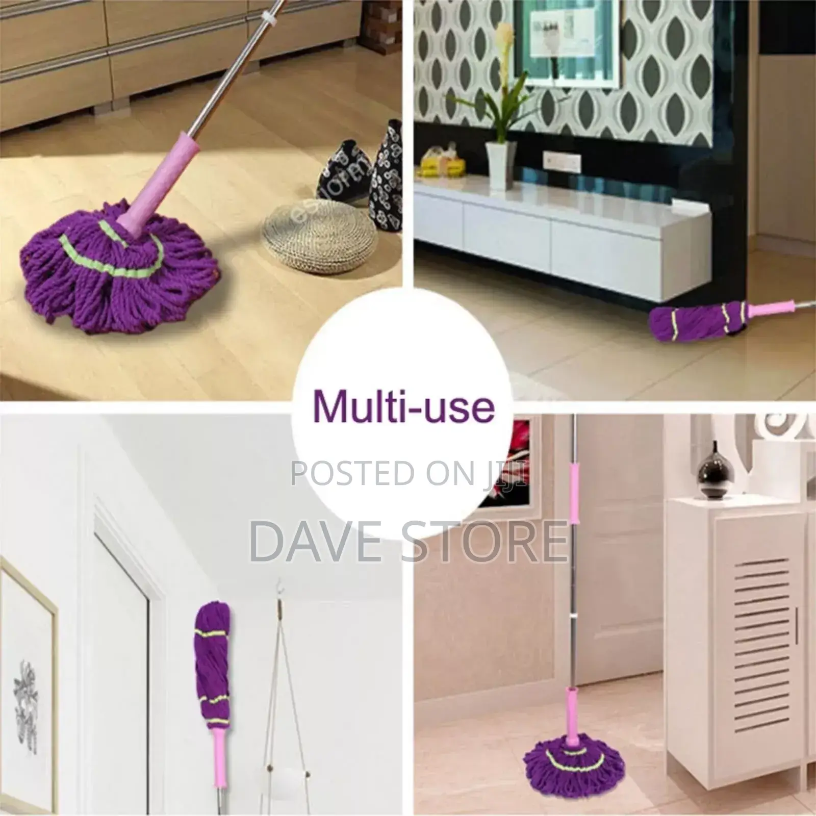 Hand Free Microfiber Twist Mop