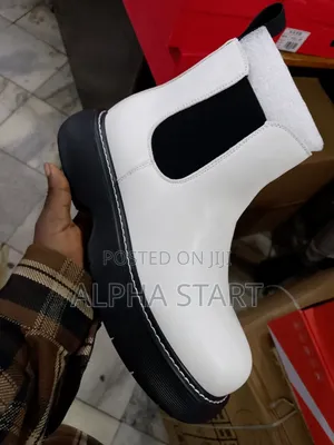 Photo - Chelise Boots White Smooth for You