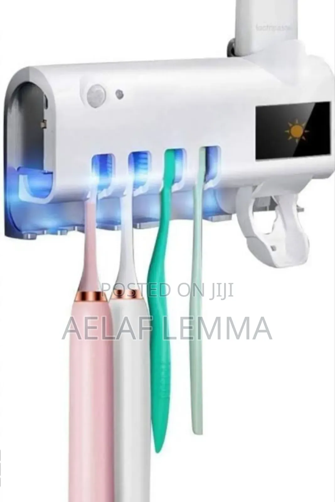 Multi Functional Toothbrush Sterilizer Dispenser
