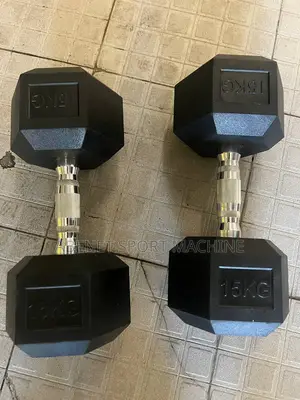 Photo - New Imported Sport Hexagonal Dumbbells