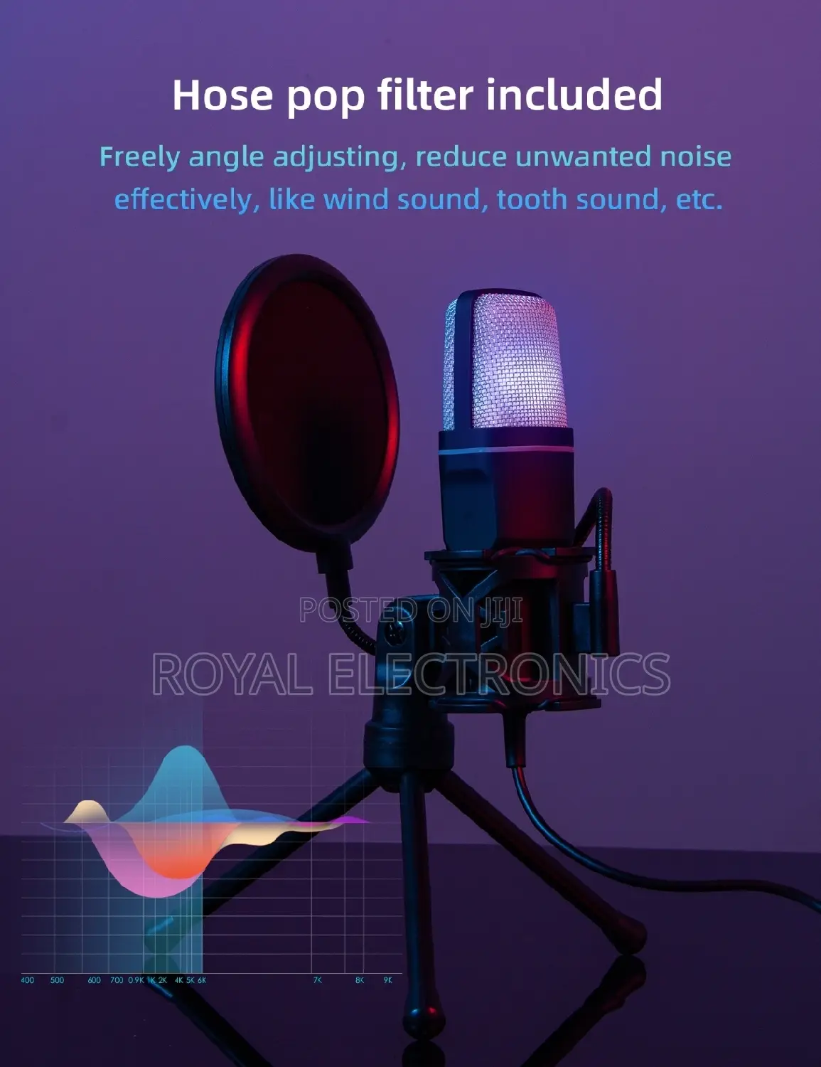 RGB High Sensitivity Computer Condenser Microphone