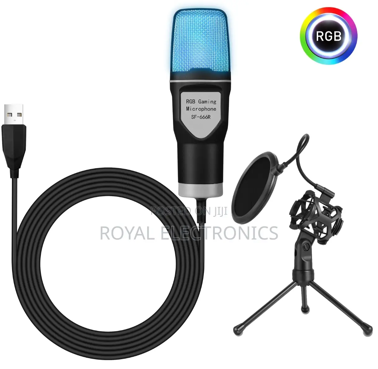 RGB High Sensitivity Computer Condenser Microphone