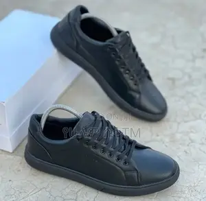 Photo - Original Calvin Klein Men’S ‘Triple Black’ Leather Shoes