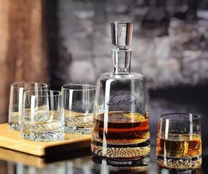 Wisky Decanter With 4 Glasses