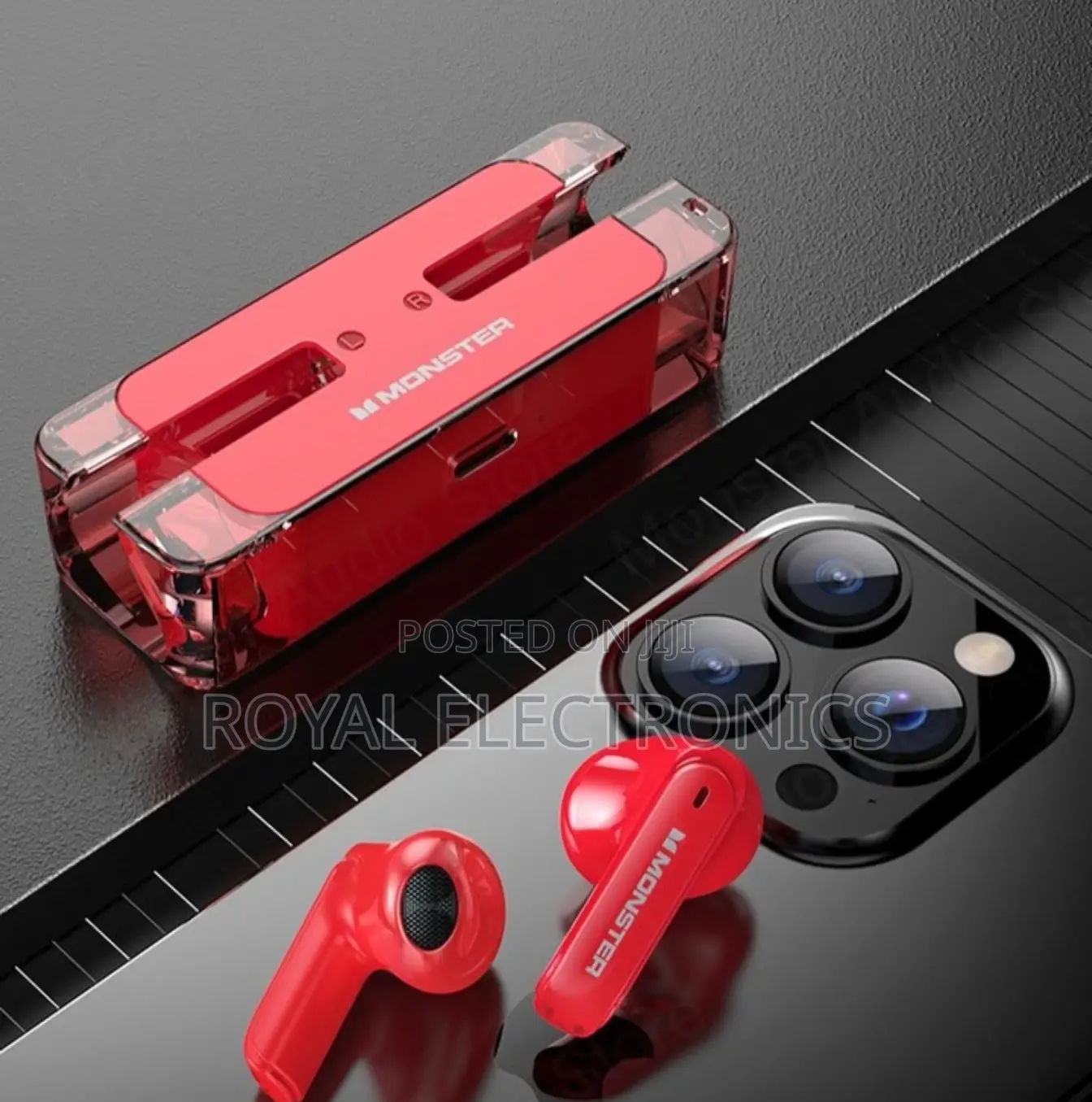 Monster V5.3 Low Latency Earbuds Hd Call With Mic Hifi