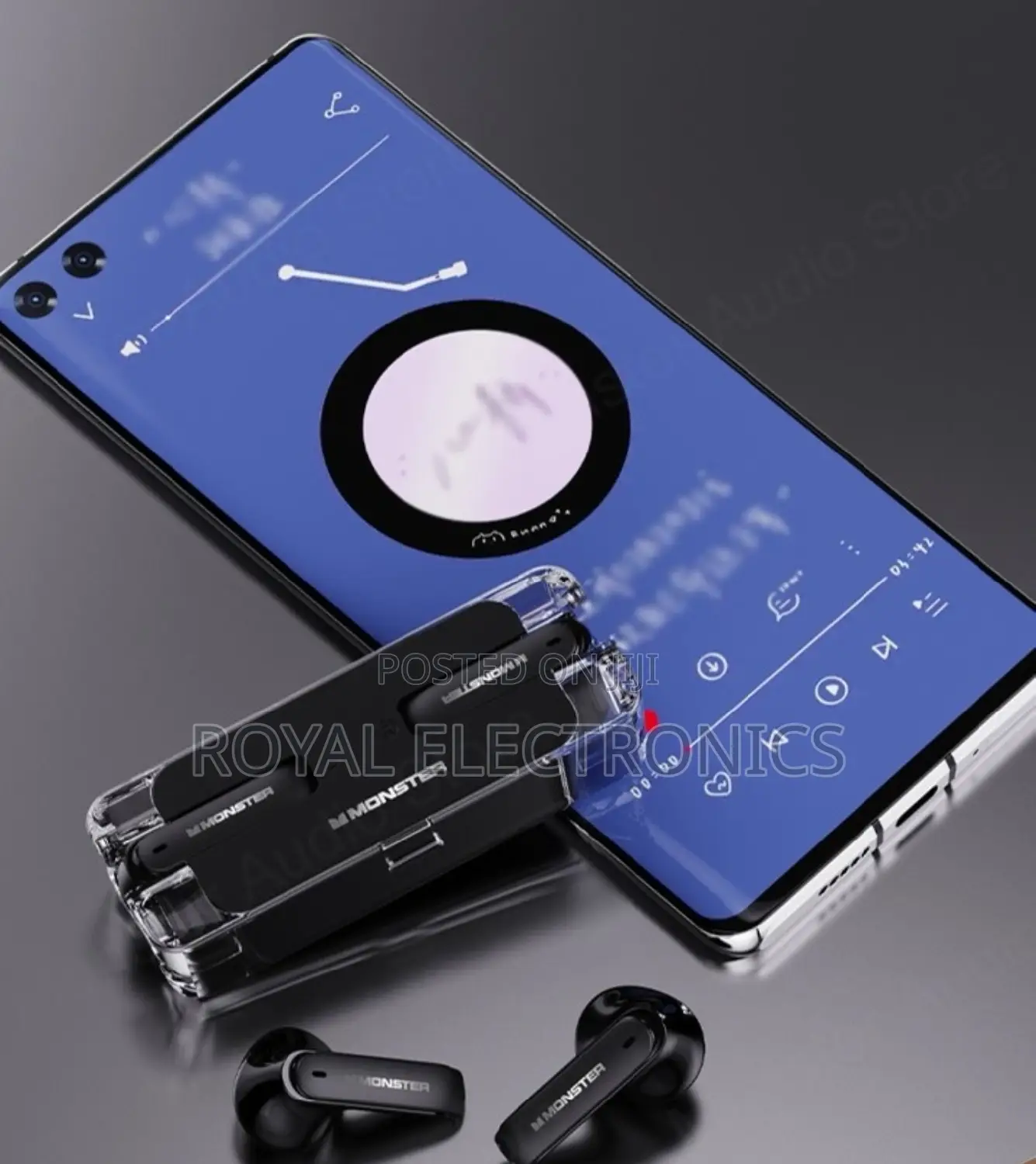 Monster V5.3 Low Latency Earbuds Hd Call With Mic Hifi