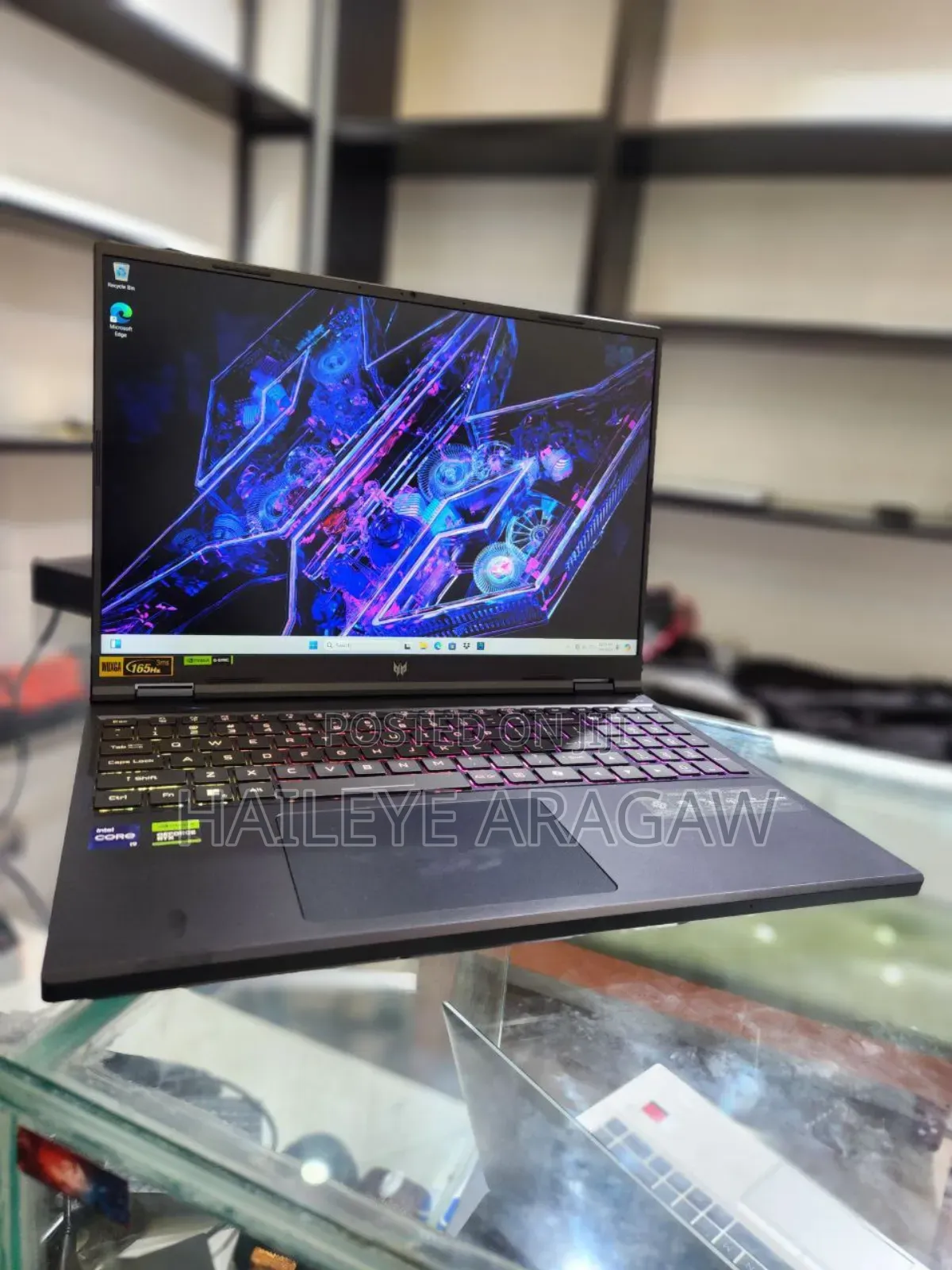 New Laptop Acer Predator Helios Neo 16 16GB Intel Core I9 SSD 1T