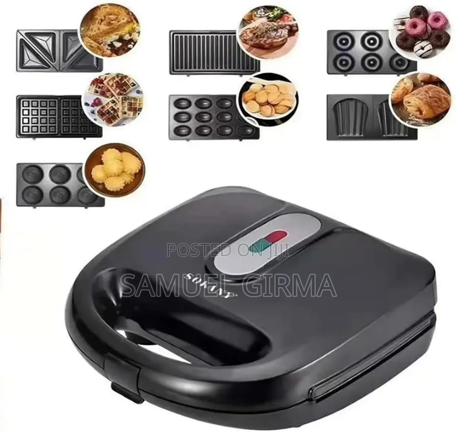  Sokani 7in1 Waffle Maker