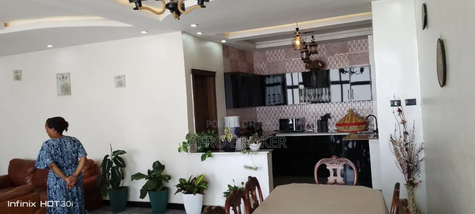 Furnished 4bdrm Apartment in Garment, Nifas Silk-Lafto for sale